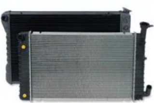 radiador con refrigerante